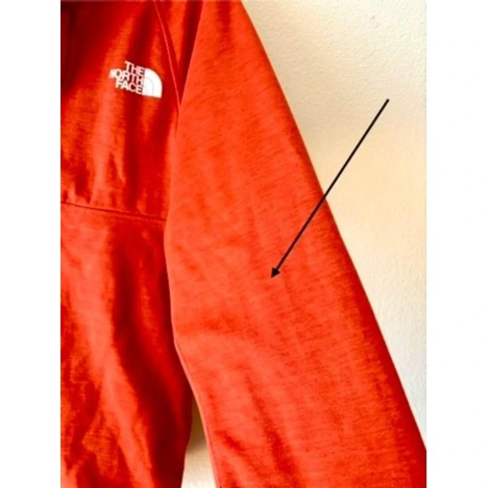The North Face Mens Canyonlands Half-Zip Fleece Pullover Orange Size S Outfoor